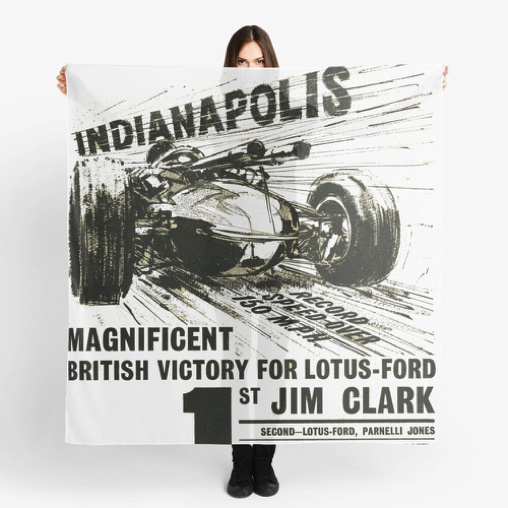 Foulard Victoire Indianapolis 1965...